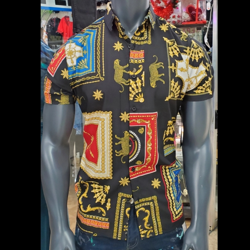 Exotic Royal Print shirt